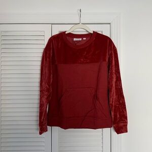 NWT Lacoste velour sweater